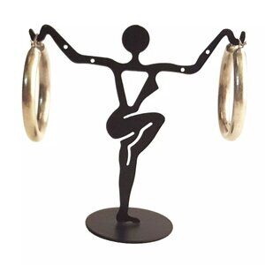 925 Sterling Silver Smooth 1.5" Round Hoop Earrings Classic Vintage Minimalist